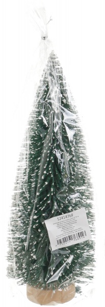 Елка декоративная настольная зеленая 11x30 см