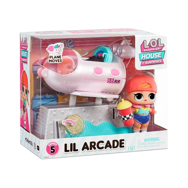 Ляльковий набір L.O.L. SURPRISE! серії Маленькі кімнатки_Авіаподорож Леді Скейтер 580218