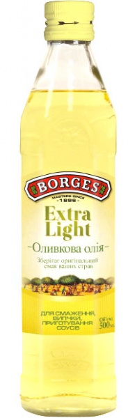 Масло оливковое ТМ Borges Extra Light 500 мл 