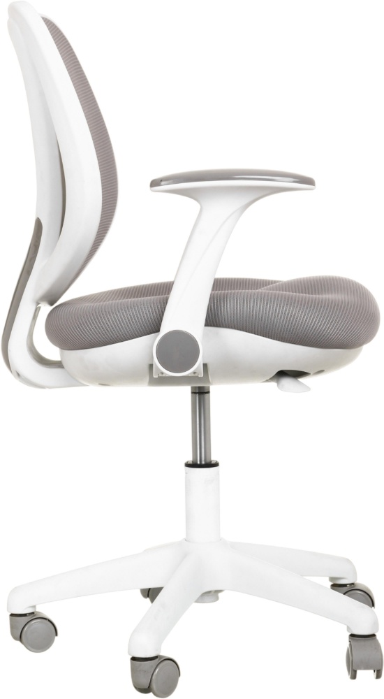 Крісло ігрове Центр Меблів Генрі біло-сірий