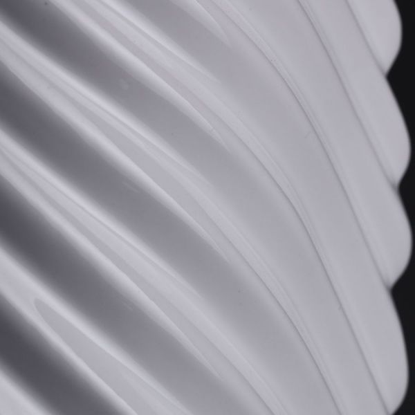 Ваза керамическая Feather 19х14,8х442,7 см, белая