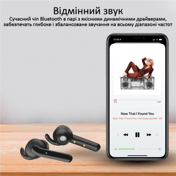 Наушники Promate black (charisma.black)