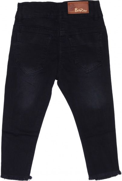 Джинсы Beren Style для девочек 6044 р.116 черный с серым 