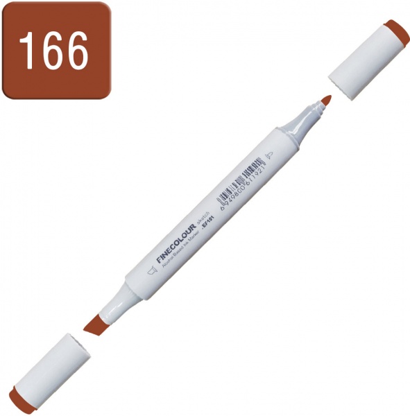 Маркер спиртовий FINECOLOUR Junior EF101-166 помаранчево-коричневий 
