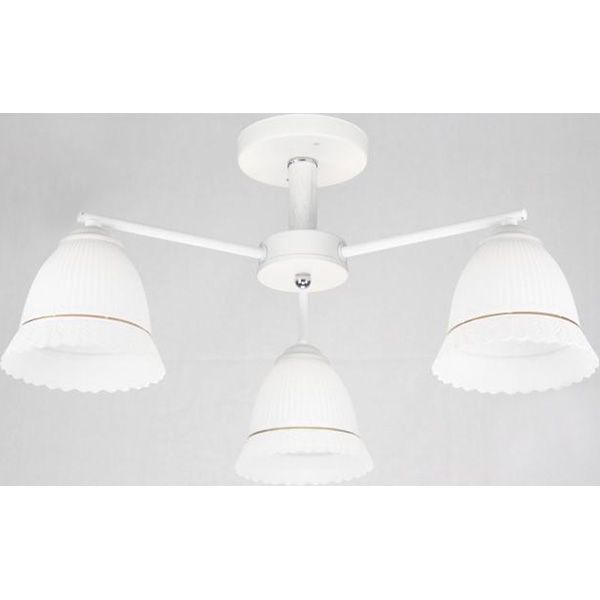 Люстра потолочная Геотон А522-3 3x60 Вт E27 белый 