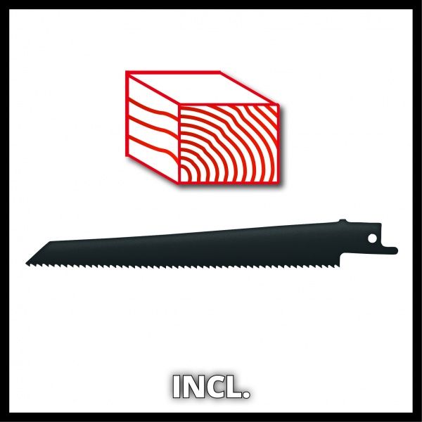 Пила шабельна Einhell X-Change TE-AP 18 Li (1x2,5Ah) 4512097+4326300