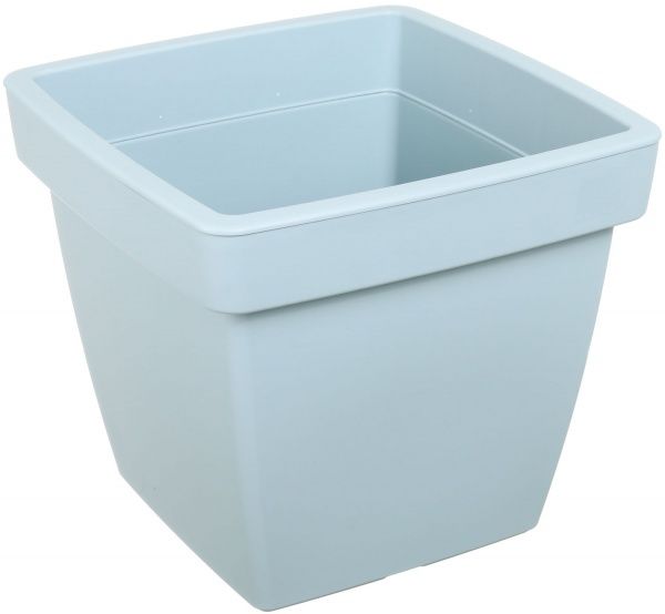 Горшок для цветов 39x39x35 см квадратный светло-зеленый 