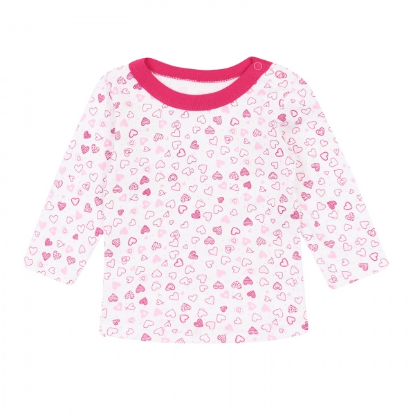 Кофта для девочки ЛяЛя 3БК003-1 р.68 малиновый 2-013 