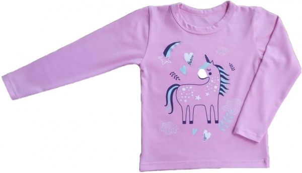 Реглан Маленькие люди д/д р.116 розовый 