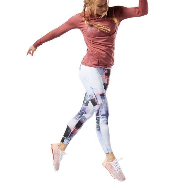 Лосины Reebok OS LUX BOLD TIGHT-D DY8174 S фиолетовый