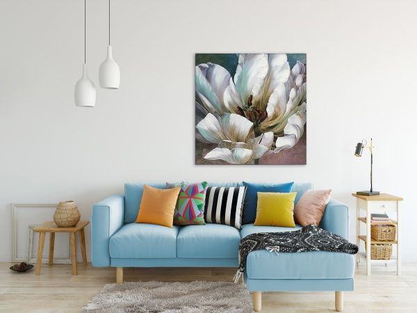 Картина Цветок 60x60 см 