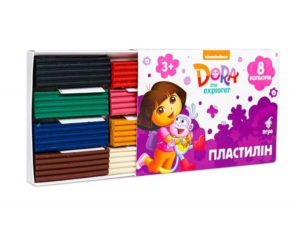 Пластилин Dora the Explorer 8 цветов Перо