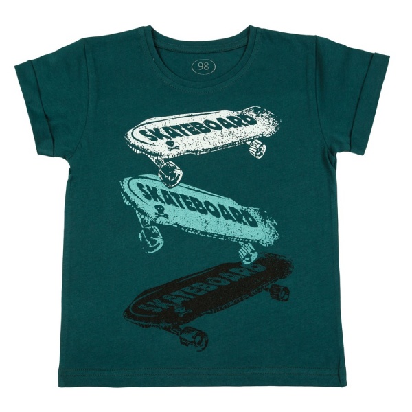 Футболка для хлопчика Фламінго р.158 зелений 839-114 