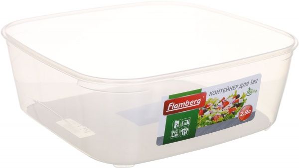 Контейнер харчовий 2,9 л зелений Flamberg