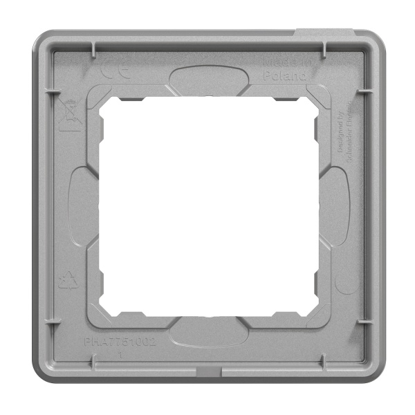 Рамка одноместная Schneider Electric Sedna Elements универсальная черное стекло SDD362801