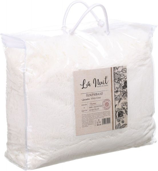 Покривало Grass 220x240 см La Nuit білий 