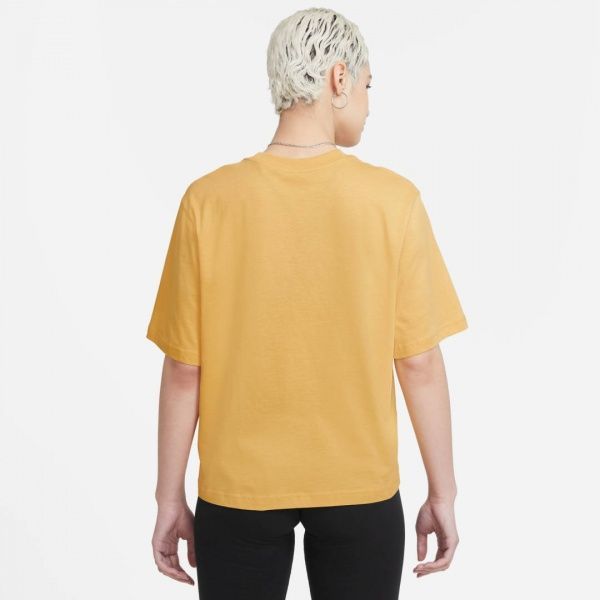 Футболка Nike W NSW TEE BOXY NATURE DD1456-761 р. XS жовтий