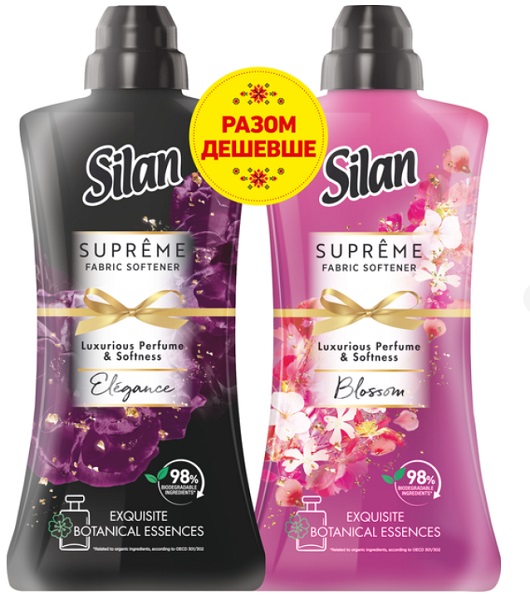 Кондиционер-опласкиватель Silan Elegance+Blossom 2,024 л