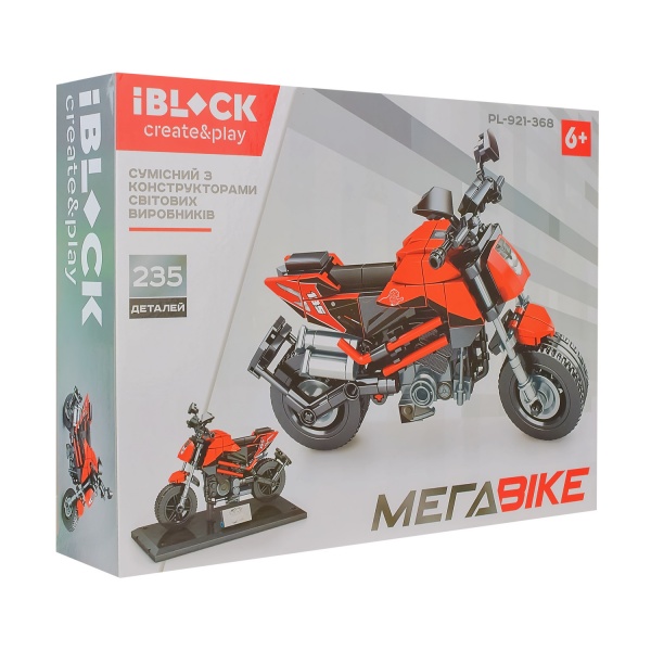Конструктор Iblock мотоцикл PL-921-368