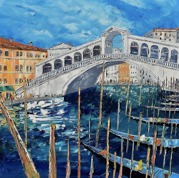 Репродукція Венеція міст 35x35 см Арт Фемелі 