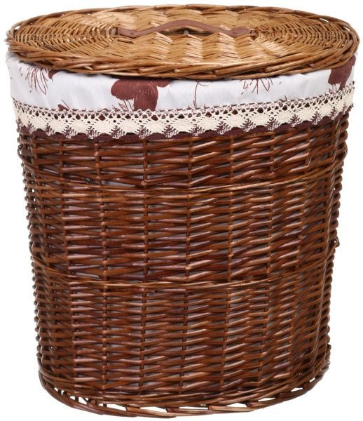 Кошик плетений з текстилем Tony Bridge Basket 44x30x48 см HQE18-4CD-2 