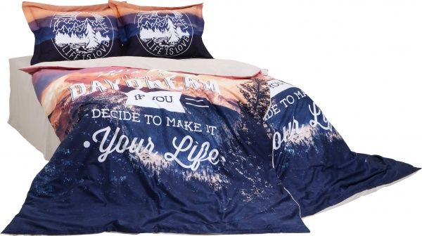 Комплект постельного белья Day Dream семейный 300TC разноцветный 