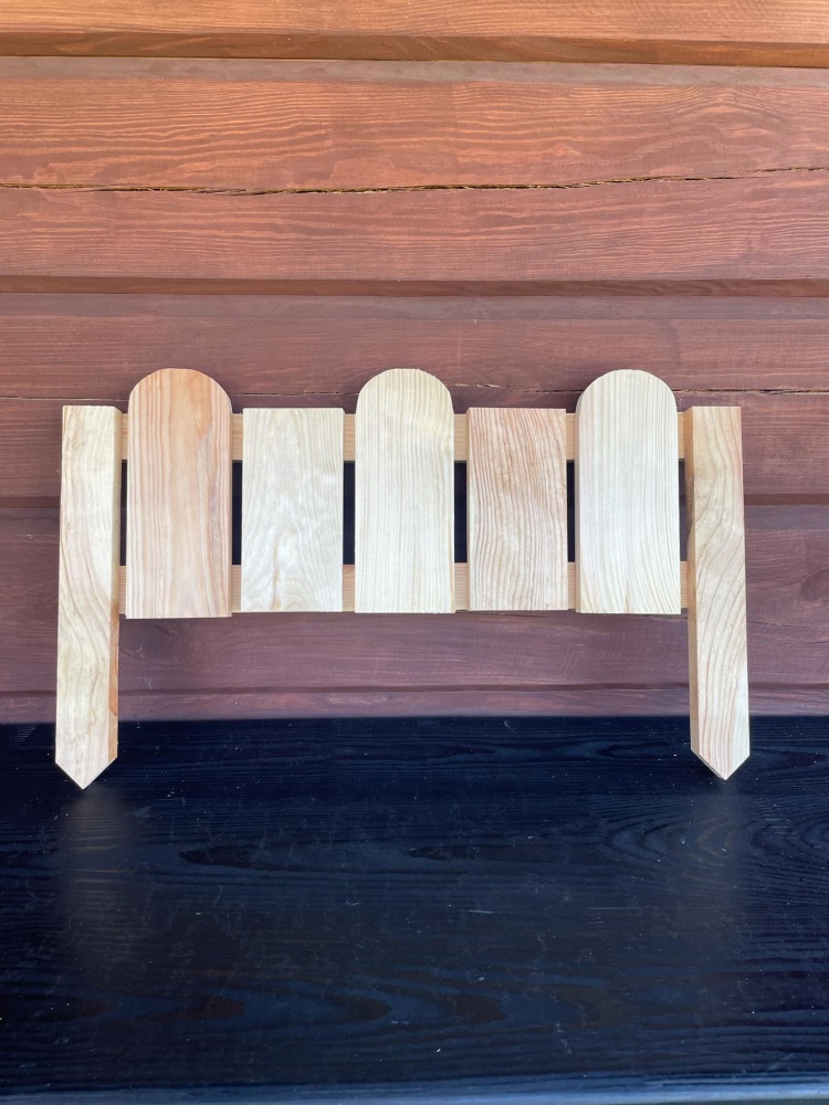 Декоративное ограждение для клумб Фигурный бордюр 540х350