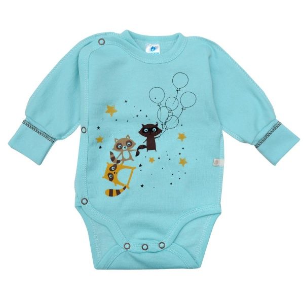 Боди детское Minikin р.56 бирюзовый 181940156 