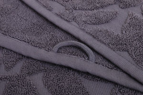 Полотенце Leaf 70x140 см антрацит ABC 
