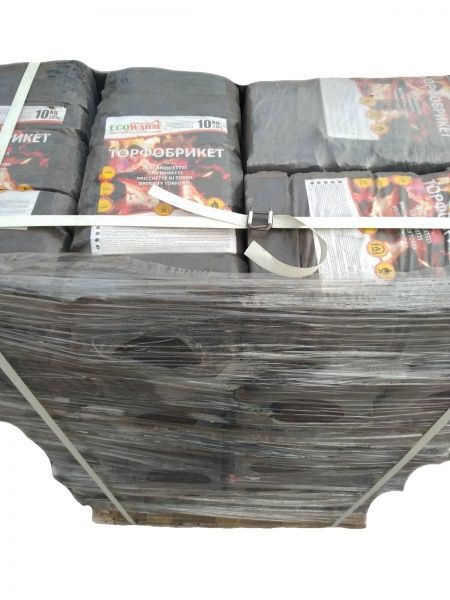 Брикети паливні Ecowarm торф'яні 10 кг