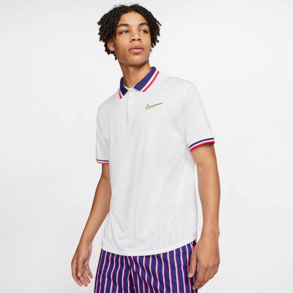 Поло Nike M NKCT SLAM POLO PS NT CI9158-100 M білий