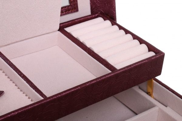 Сундучок для украшений Delux коричневый