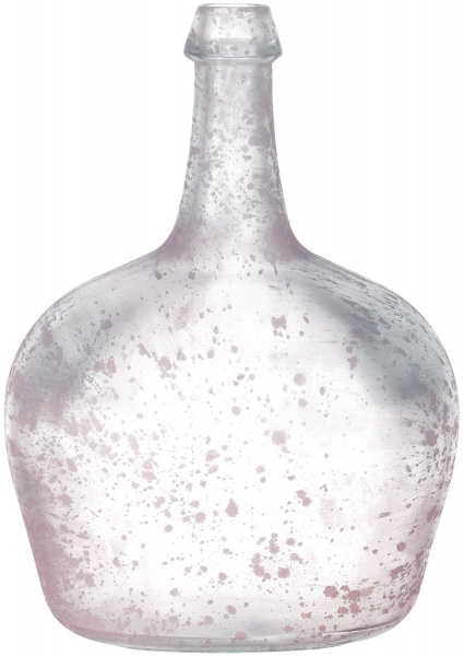 Ваза стеклянная San Miguel VICTORIA 6,85 л 38 см розовый античный 