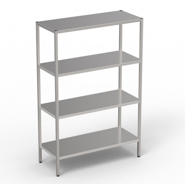 Стеллаж производственный СжВ-5-4п(600х500х1800) КИЙ-В Про 500x600x1800 мм нержавеющая сталь