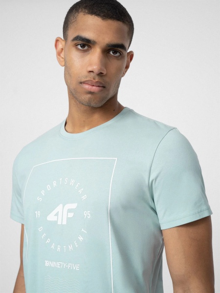 Футболка 4F H4L22-TSM033-47S р.2XL голубой