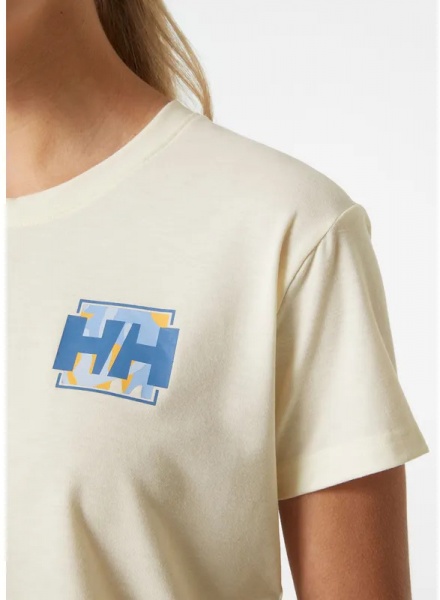 Футболка Helly Hansen W SKOG RECYCLED GRAPHIC TEE 63083-513 р.L блакитний