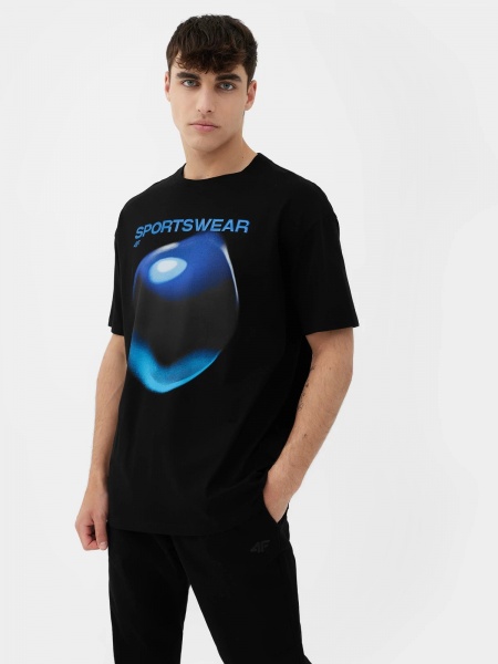 Футболка 4F TSHIRT M1177 4FRSS23TTSHM1177-20S р.M черный