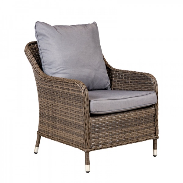 Комплект меблів Cezar з подушками сіро-бежевий 