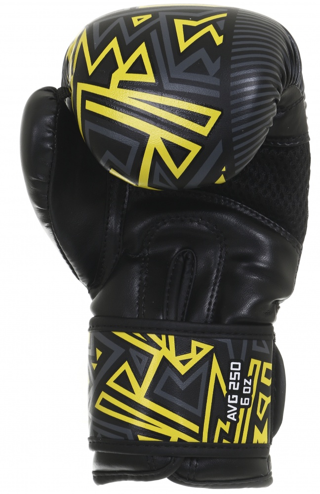 Боксерские перчатки MaxxPro AVG-250 Yellow vynil-06 р. 6 6 ozoz Yellow vynil-06 желтый