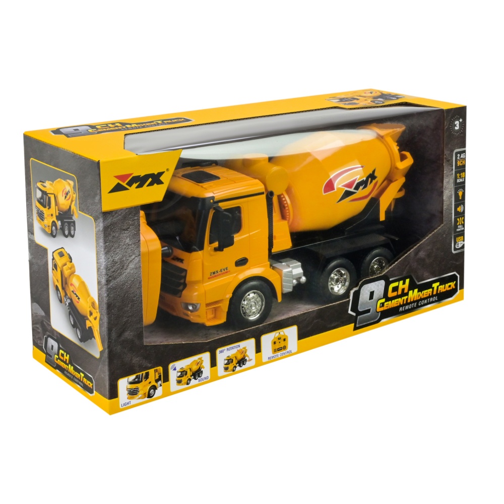 Іграшковий бетонозмішувач Shantou на радіокеруванні 1:18 Z6813A