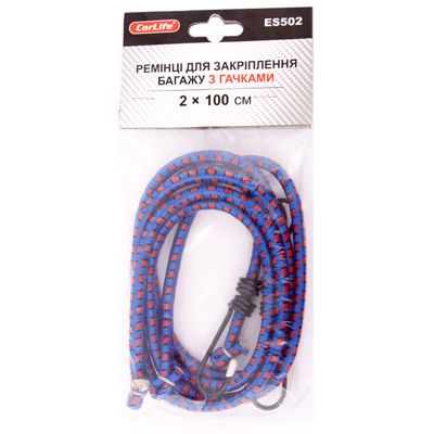 Ремінці для закріплення вантажу CarLife ES502 2 шт