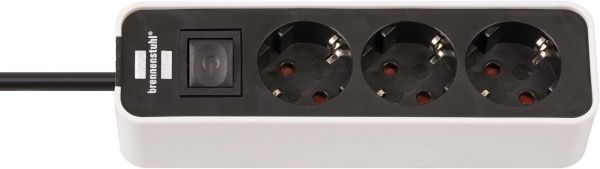 Удлинитель Brennenstuhl Ecolor H05VV-F 3G1.5 white с заземлением 3 гн. белый 1,5 м 1153230020 