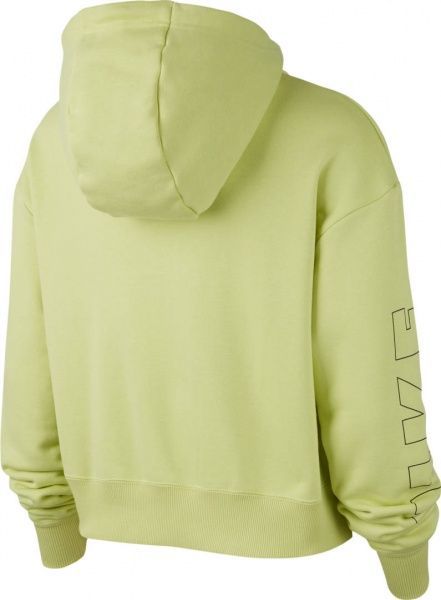 Джемпер Nike W NSW AIR HOODIE FLC BB CJ3082-367 р. XL салатовий