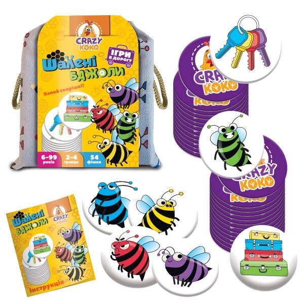 Гра настільна Vladi Toys Шалені бджоли VT8077-15