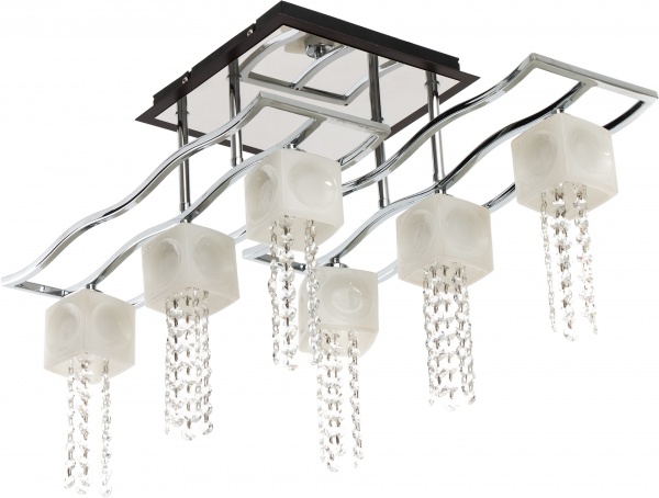 Люстра потолочная Интеркласс НСБ 03-6хХХ-359 6xG9 хром 82303-6 