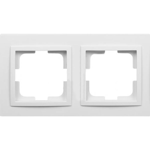 Рамка двомісна Mono Despina універсальна білий 102-190000-161