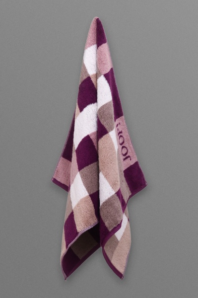 Рушник махровий Mosaic 50x100 см сливовий Cawo 