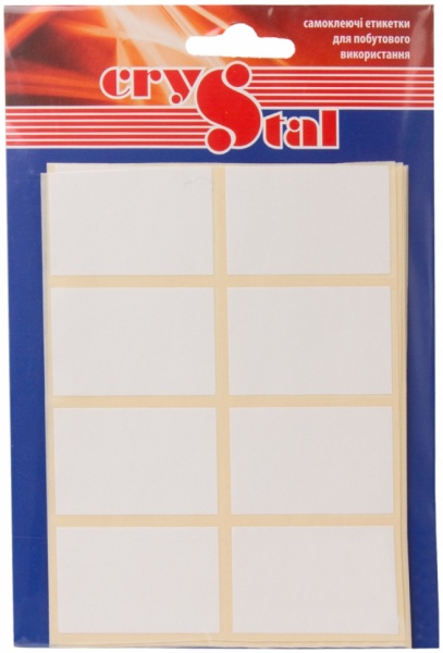 Этикетки UPM-Kymmene Crystal 38*25 мм 