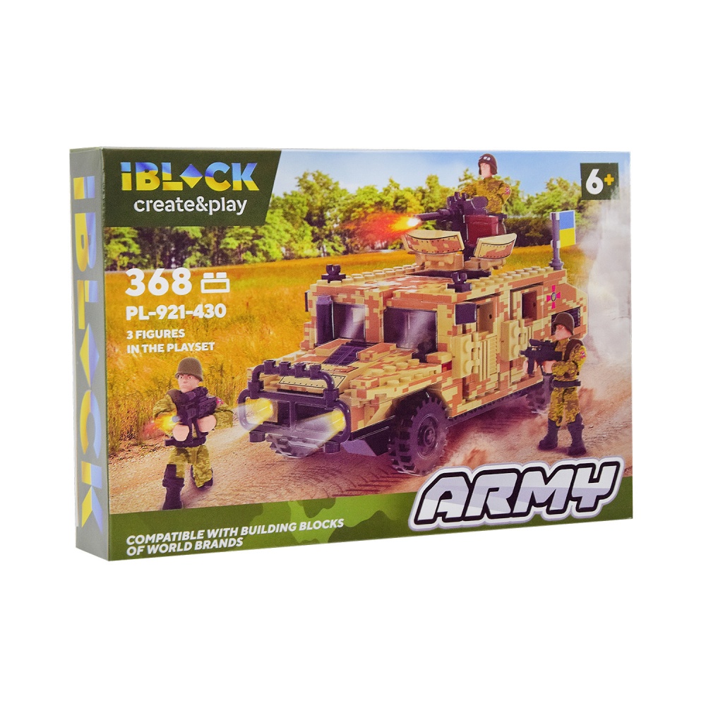 Конструктор Shantou Армія IBLOCK 4 види в ассортименті PL-921-430