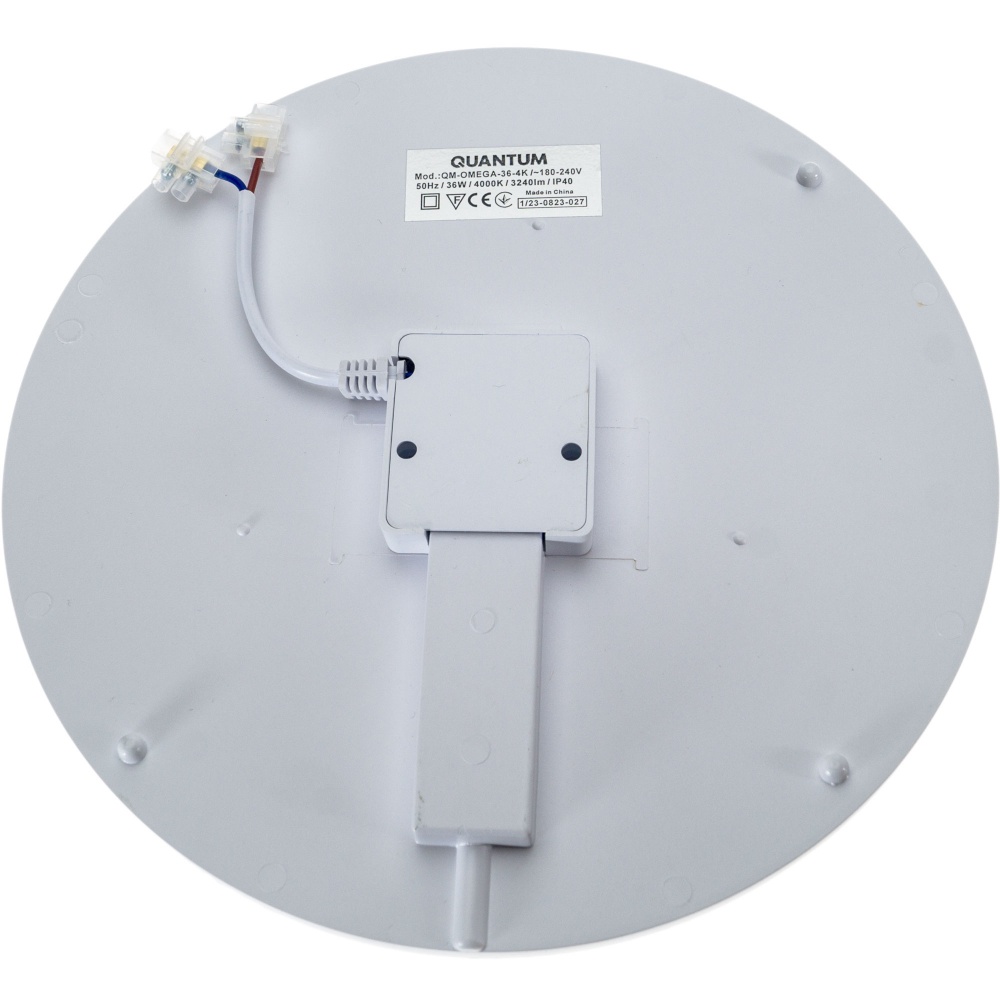 Светильник потолочный Quantum круглый OMEGA-36 4000К IP40 36 Вт белый QM-OMEGA-36-4К